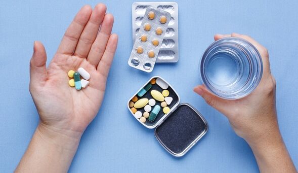 Taking medications to treat toenail fungus